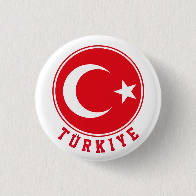 Türkiye Button (Front)