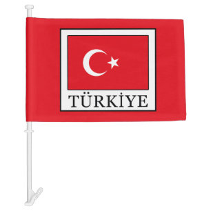 Turkiye Car Flag