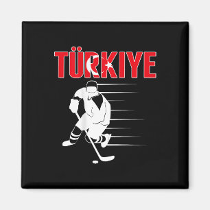 Turkiye Ice Hockey Lovers Jersey - Turkish Hockey  Magnet