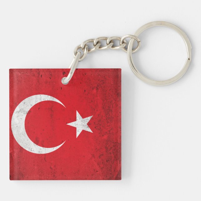 Turkiye Keychain (Back)