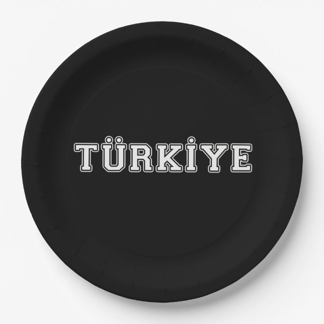 Türkiye Paper Plates (Front)