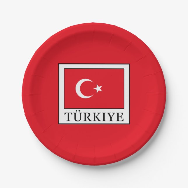 Türkiye Paper Plates (Front)