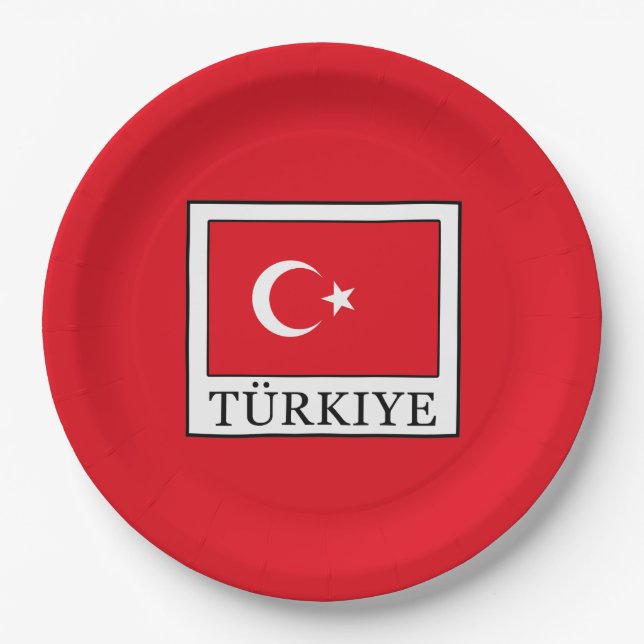 Türkiye Paper Plates (Front)