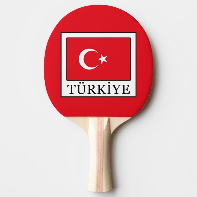 Türkiye Ping-Pong Paddle (Front)