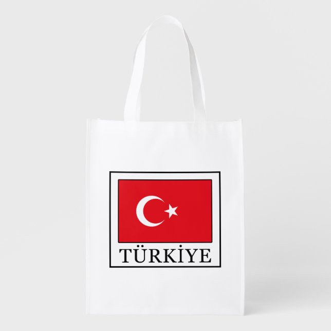 Türkiye Reusable Grocery Bag (Front)