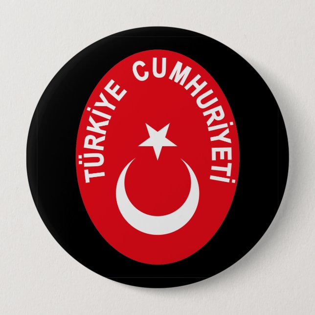 Turkiye (Turkey) COA Button (Front)
