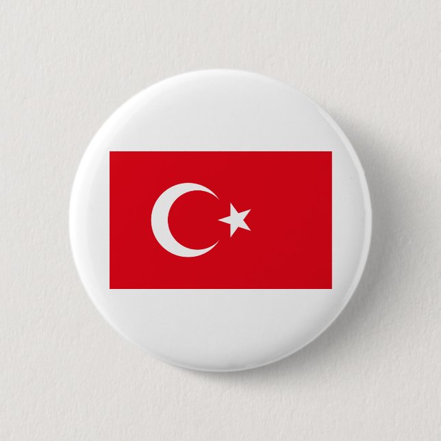 Türkiye - Turkey Flag Button (Front)