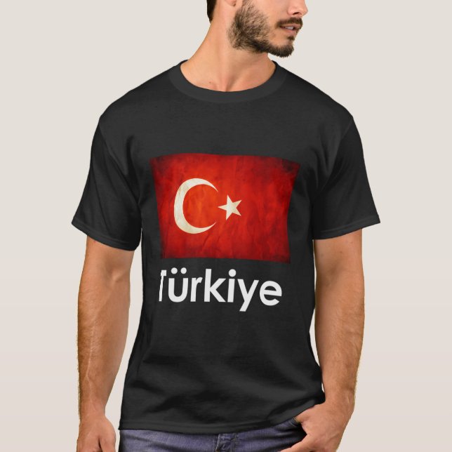 Turkiye Turkey Flag Shirt Turkish Flag (Front)