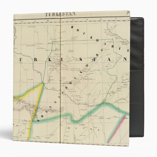 Turkmenistan Asia 54 Binder (Front/Inside)