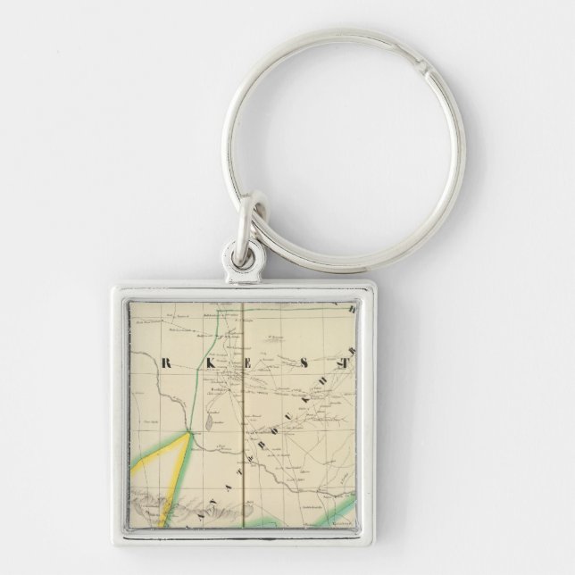 Turkmenistan Asia 54 Keychain (Front)