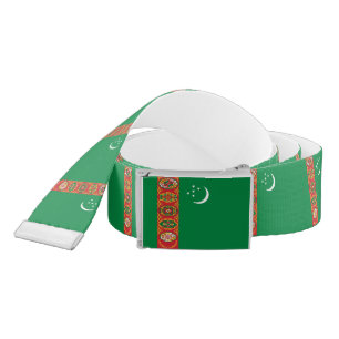 Turkmenistan Flag Belt