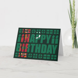 Turkmenistan Flag Birthday Card