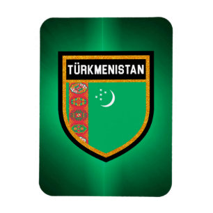 Turkmenistan Flag Magnet