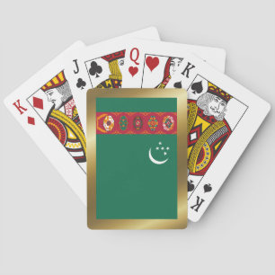 Turkmenistan Flag Playing Cards