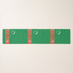 Turkmenistan Flag Scarf