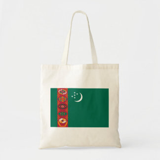 Turkmenistan Flag Tote Bag