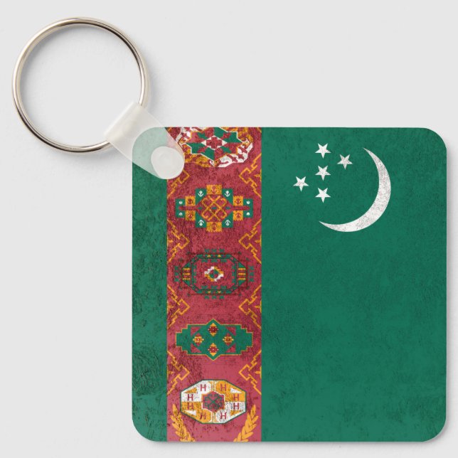 Turkmenistan Keychain (Front)