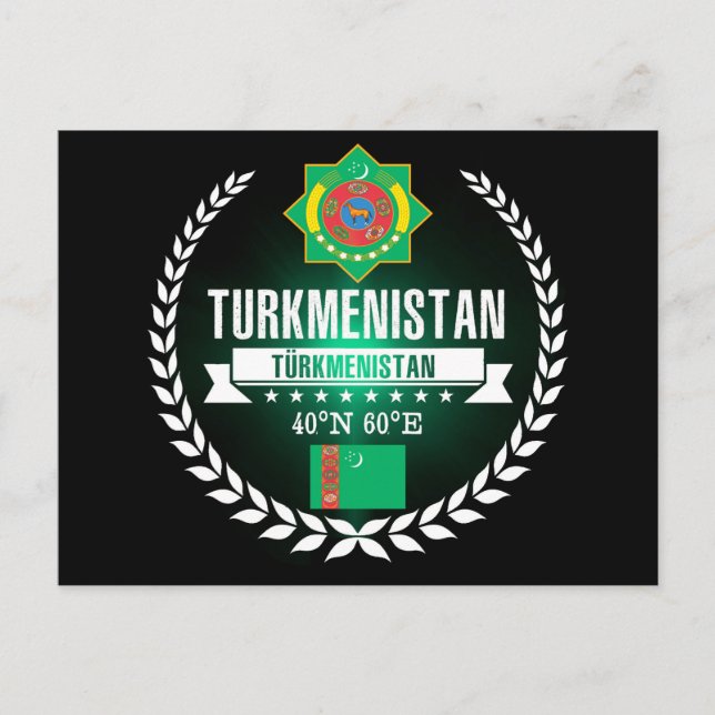 Turkmenistan Postcard (Front)