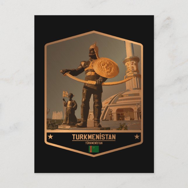Turkmenistan Postcard (Front)