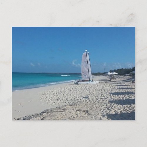 Turks and Caicos Beach Postcard