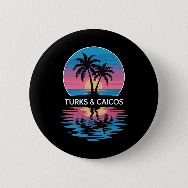 Turks And Caicos  Button (Front)