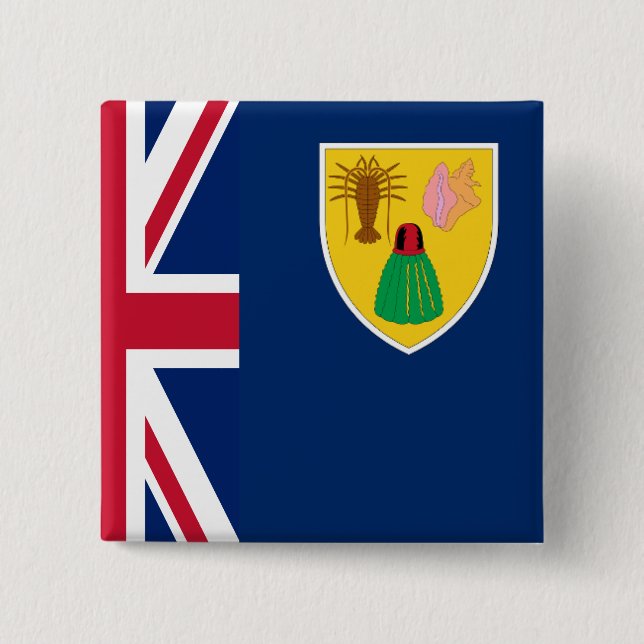 Turks and Caicos Button (Front)