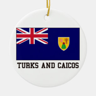 Turks and Caicos Ceramic Ornament
