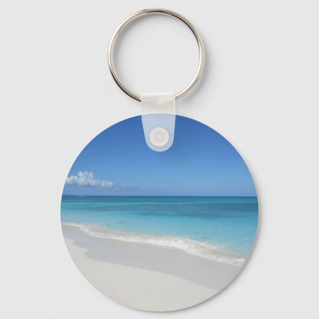 Turks and Caicos Dream Beach Keychain (Front)