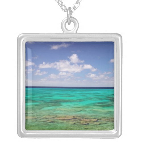 Turks and Caicos Grand Turk Island Cockburn 3 Silver Plated Necklace