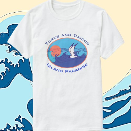 Turks and Caicos Island Paradise Waves T_Shirt