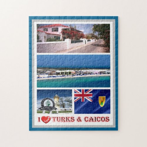 Turks and Caicos Islands _ I Love _ Jigsaw Puzzle