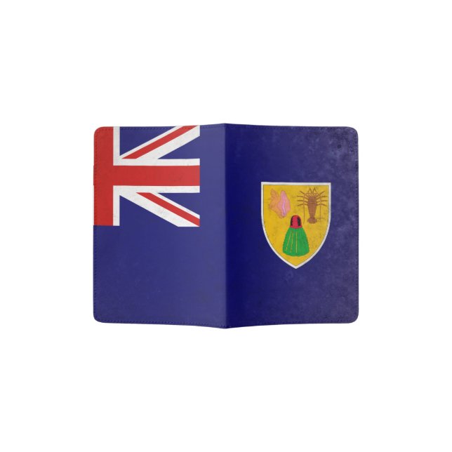 Turks and Caicos Islands Passport Holder (Opened)
