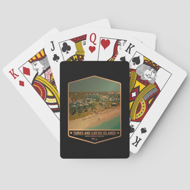 Turks and Caicos Islands Poker Cards (Back)