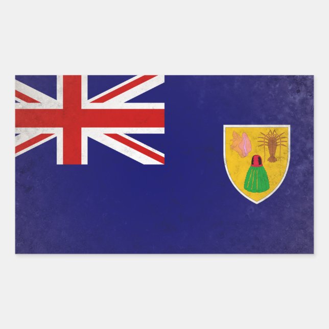 Turks and Caicos Islands Rectangular Sticker (Front)