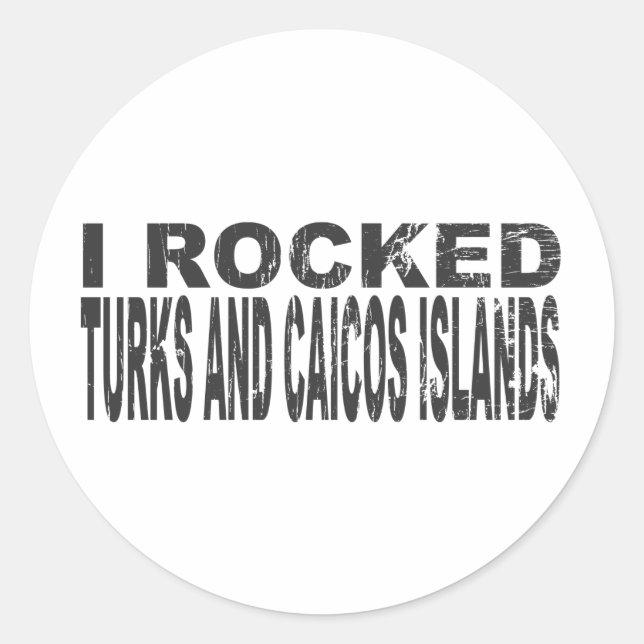 Turks and Caicos Islands Sticker (Front)