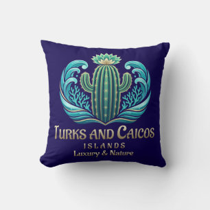 Turks and Caicos Islands Throw Pillow
