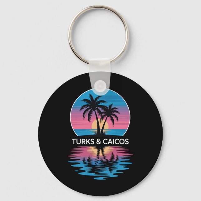 Turks And Caicos  Keychain (Front)