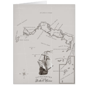 Turks and Caicos Map Cards
