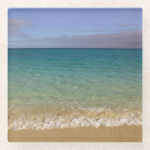 Turks and Caicos, Providenciales Island Glass Coaster
