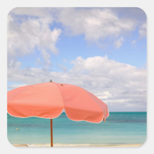 Turks and Caicos, Providenciales Island, Grace Square Sticker