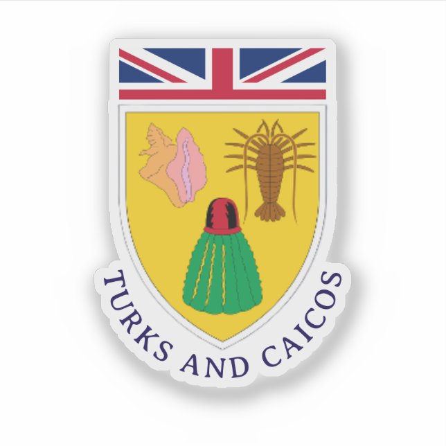 Turks and Caicos Sticker (Front)