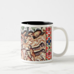 Turks and Moors Regaining their Land Two-Tone Coffee Mug