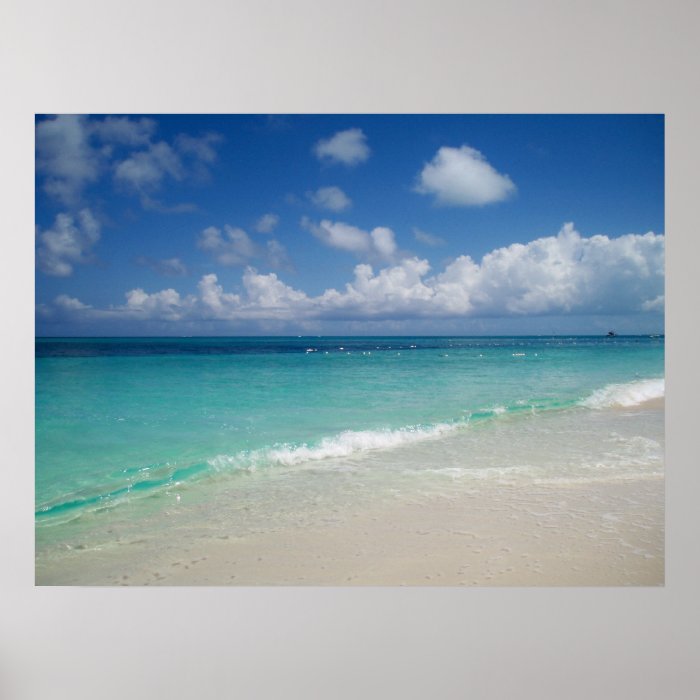 Turks & Caicos Beach Poster