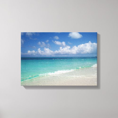 Turks  Caicos Beach Wrapped Canvas