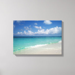 Turks & Caicos Beach Wrapped Canvas Print