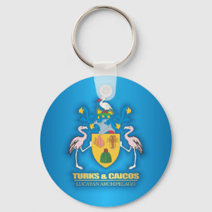 Turks & Caicos COA Keychain