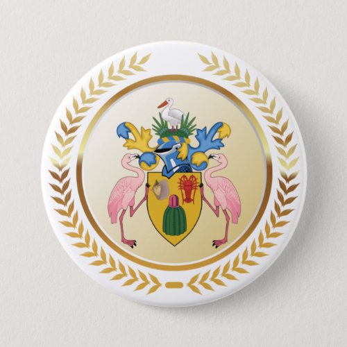 Turks  Caicos Coat Of Arms Button