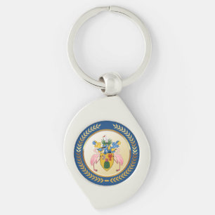 Turks & Caicos Coat Of Arms Keychain
