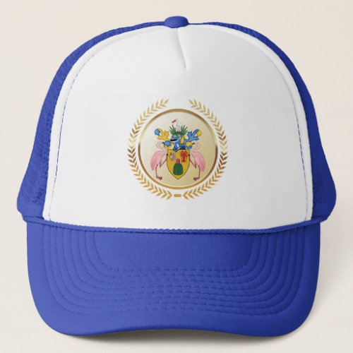 Turks  Caicos Coat Of Arms Trucker Hat