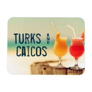 Turks & Caicos cocktails Magnet